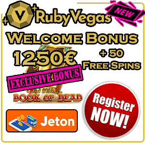 RubyVegas Casino Welcome Package