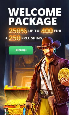 Slot Hunter Casino Welcome Bonus Package