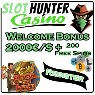 Slot Hunter Casino Welcome Bonus
